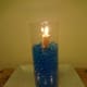 Candle in water beads
