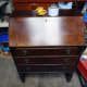 Writing desk bureau waxed and polished.