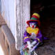 This lonely clown is not so creepy, considering the rest.