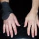 You can see that my right hand is still considerably bigger than my left hand, but the swelling has gone down an amazing amount. I get a little more movement & use every day. The pain seems to be mostly of the stiff muscle & tendon variety.