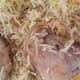 Machboos is the rice part which is cooked in saffron, to add a rich, unique flavor to it. Split chick peas and raisins are also added for flavor and texture. The rice is then topped with cooked chicken or lamb pieces.