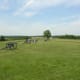 A line of cannons at Manassas National Battlefield, May 2015.