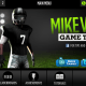 "Mike Vick's Game Time" main screen.
