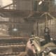Before jumping to the platform, switch to the gun that you are going to discard.