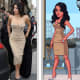 Kim Kardashian wears a gorgeous beige dress in Paris