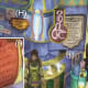 Thunder Plains Travel Agency. Letters slightly too small to read. Interestingly, the font/handwriting on (I) looks like the graffiti on the floor of the Bevelle jail cell. (It's cut off in-game; that's all that's visible.)