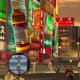 Golden Osaka evening in Yakuza 2.