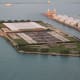 The Jardine Water Purification Plant as seen from the top of Sears/Willis Tower.