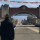I feel like I might be missing something here . . . Even though it’s a gate it does look similar to that hunk of building they put up over the classic shanty town.