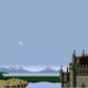 Final Fantasy "Title Screen" (now set after quite a bit of introductory plot and training battles, as is common in many FFs).