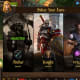 Character Class Selection Screen