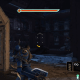 Looking back on the ruined building you travel through after fighting the Champion, from the bunker entrance.