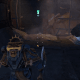 The entrance of the bunker where you fight the first two Guardsmen (already dead here).