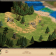 Fighting the second and final group of enemies, rushing the Mangonel to get rid of it ASAP.