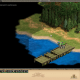 The broken bridge, where you'll have to go east.
