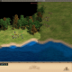 The gold deposit to the west, out of range of the enemy outpost with a nice spot for lumber harvesting right next to it. The way the land pinches here due to the water and tree line makes it relatively safe.