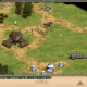 Reaching the french town as it transfers under player control.