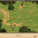 As soon as the town center falls, the military buildings like the watch towers on your side of the map, self destruct.