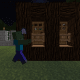 Zombies were uninterested in my villagers with fence gates in front of the doors.