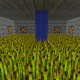 On our latest server, I have a small room with redstone lamps for each type of crops.