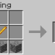 To craft a brewing stand, all you need are one blaze rod and three cobblestone.