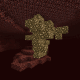 Glowstone can be found in clusters in the Nether and can be gathered with a pickaxe.