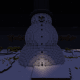 I really loved this snowman structure - a lot of time went into this Christmas statue!