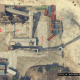 Red arrows represent enemy approaches, the blue arrow is the location of your position, green dots are Body Armor locations, and the Poorly drawn car is where enemy vehicles come from (while playing Solo).
