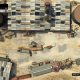 Red arrows represent enemy approaches, blue arrows and red orb is the location of your position, green squiggly lines/snakes are Body Armor locations, Red sheep is where enemy vehicles come from (while playing Solo).