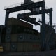 This is the crane that overlooks the area. Climb to the top of this before you start your attack.