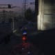 When you make a right at the trailer go straight here.