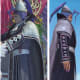 Seymour's ridiculous wedding get-up apparently has the "Six Signs" on the sleeves, but it switches to a different set of six (O-C-P T-N-K) once he's out of FMV-mode.