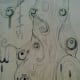 Sketch for potential elven dwelling, by my brother.