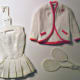Tennis, Anyone? Barbie Fashion #961. Note the original Barbie label (and the incorrect tennis racquets).
