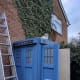 Again you can see the middle strip running the length of the door. You can also see my cat