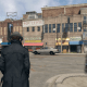 Here is Big Jim's Cafe in-game, kind of unrecognizable among the other storefronts.