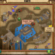 Go to the other side of the Pyramid, and you will find the UFO in a corner by Azcal Fire Ant's sigil.
