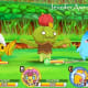 Screenshot from a battle in "Moco Moco Friends."