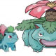 Bulbasaur, Ivysaur, and Venusaur