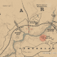 A crashed train here-ish (North-East of Valentine). Besides the Gold Bars there are some other valuables, good luck!