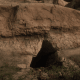 The chest is in this cave.