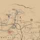 The location of the cave with the Strange Statues and Gold Bars.
