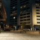 The... Theater? In game. Looks like an apartment complex. Though this street corner seems oddly familiar. Not the Merle Reskin Theater, but does remind me of something else.