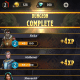 Heroes getting their experience points after successfully clearing a dungeon.