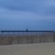 The cement pathway that hooks out to Lake Michigan. Picture taken in December 2015.