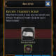 The screen for converting past event material to trader's scrip.