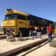 Engine which pulls 38 Carriages