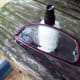 I can clean my glasses with my hand sanitizer.