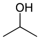 Isopropyl Alcohol Chemical Structure