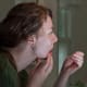 Try to position your hand and your fingers comfortably in your mouth where you can lance the abscess with a decent amount of force. You don't want to jab the needle in, but some abscesses are thicker than they seem.